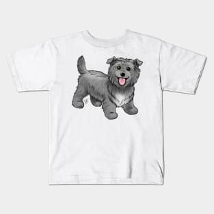 Dog - Glen of Imaal Terrier - Black Kids T-Shirt